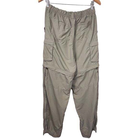 REI Women's Classic Sahara Cargo Pants Size 8 Convertible Shorts Khaki Beige EUC - Picture 2 of 16